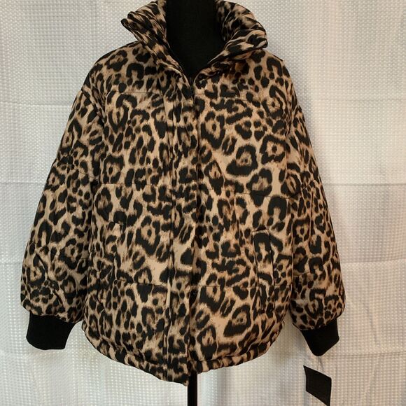 Marc New York Small Leopard Print Winter‎ Coat - Picture 10 of 11